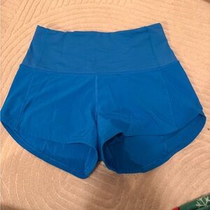 Lululemon Athletica Vibrant Blue Athletic Shorts